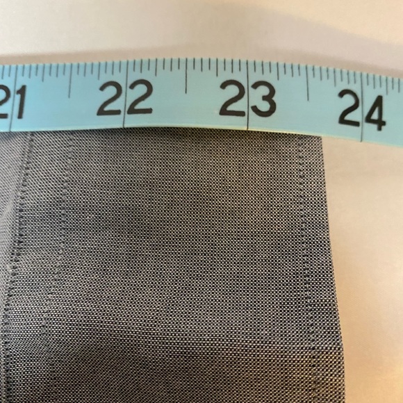 Giorgio Armani Le Collezioni Men's Button Up Dress Shirt Gray 15.5" 100% Cotton - Picture 11 of 14